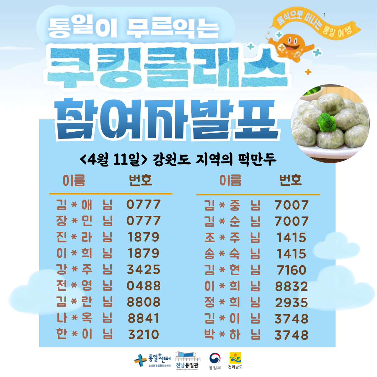 쿠킹참여자발표0408