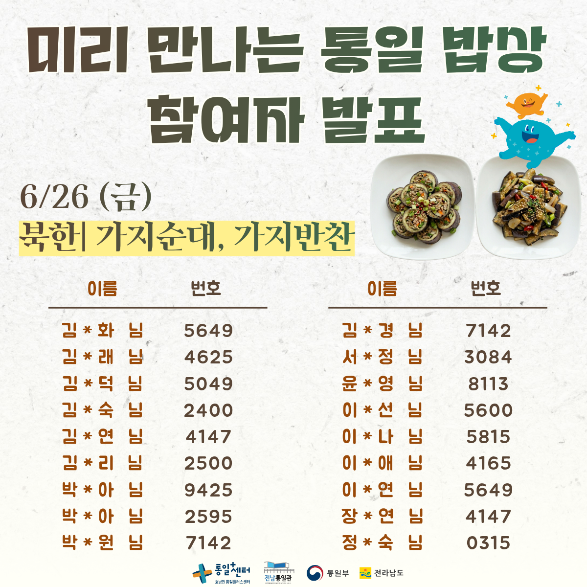 미리밥상 참여자 발표