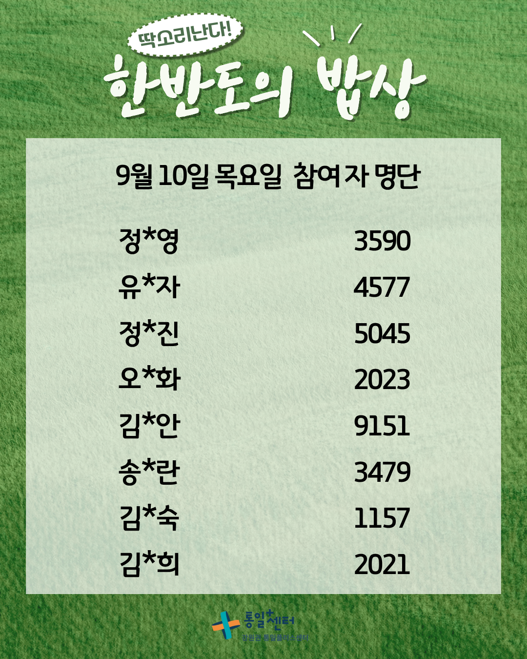 한반도의 밥상 2