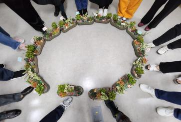 11/5 지역주민과 북한이탈주민이 함께하는 문화프로그램(2차)-원예 테라피 1회 사진