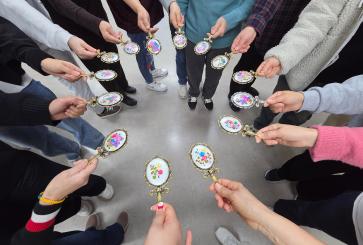 11/18 지역주민과 북한이탈주민이 함께하는 문화프로그램(2차)-누름꽃 공예 3회차 사진